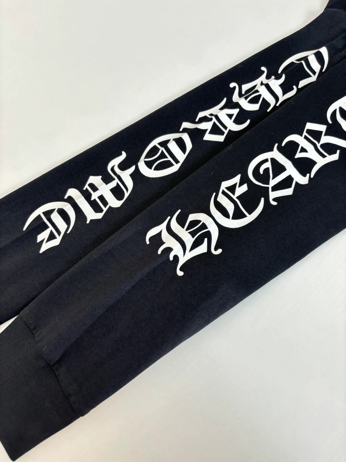 🅿️340 Chrome Heart*/Chrome Heart Sanskrit collar letter printed long-sleeved T-shirt Size: S/M/L